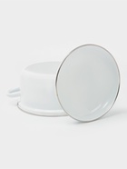 Кастрюля эмалированная, 3 л, d=21 см, с крышкой, индукция, без деколи, белая - Фото 3