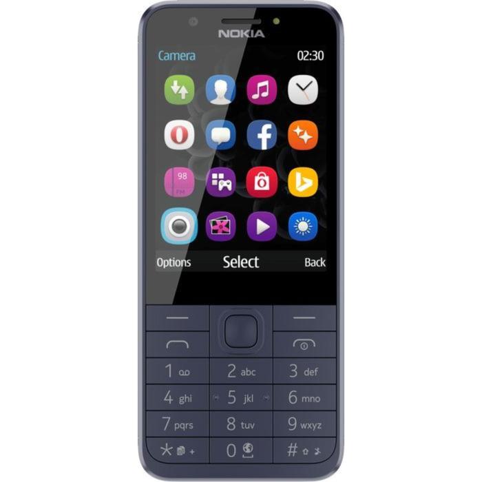 Сотовый телефон NOKIA 230 DS  RM-1172, 2.8", 2sim, 1200 мАч, синий - Фото 1
