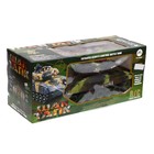 Танк радиоуправляемый «Защитник», с аккумулятором, световые и звуковые эффекты, цвет зелёный - фото 24542052