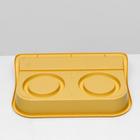 Миски с лотком "Феликс" 0,3 л, 41 x 30 x 6 см, молочный лоток, шоколадные миски - Фото 6