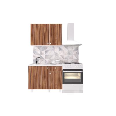 Кухонный гарнитур «Поинт», 1000 мм, цвет тьеполо фасад/белый корпус