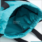 Мешок - сумка для обуви TEXTURA на стяжке, с карманом, размер 36×1×39 см, бирюзовый - Фото 8