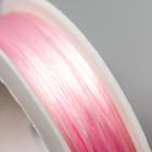Спандекс без оплётки "Gamma" 1 мм, 18х0,9 м, резина, бело-розовый - фото 6409527