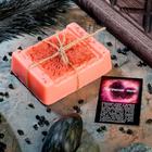 Магическое мыло "Для гармонии в отношениях" с косточкой клубники, розовое, 100гр - фото 9169459