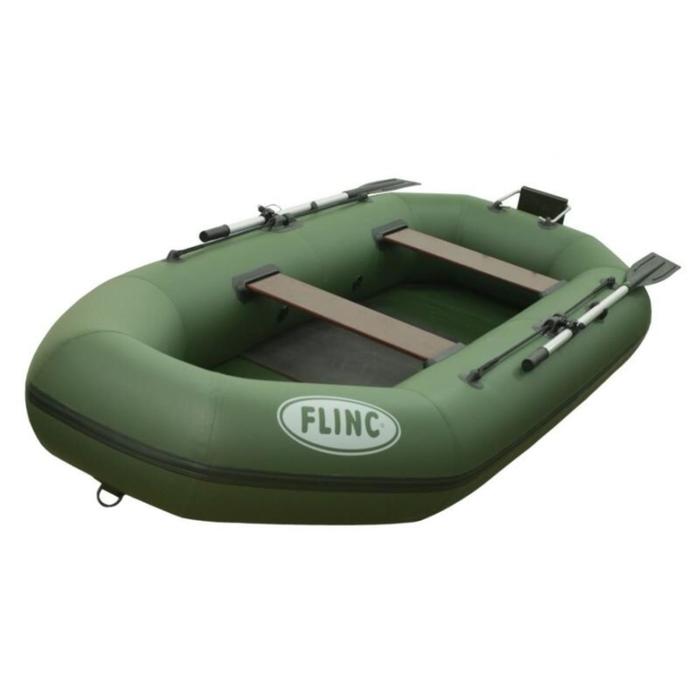 Надувная лодка FLINC F280TL, цвет оливковый - Фото 1