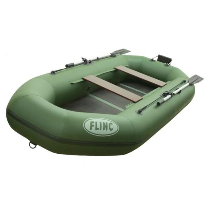 Надувная лодка FLINC F300TL, цвет оливковый - Фото 1