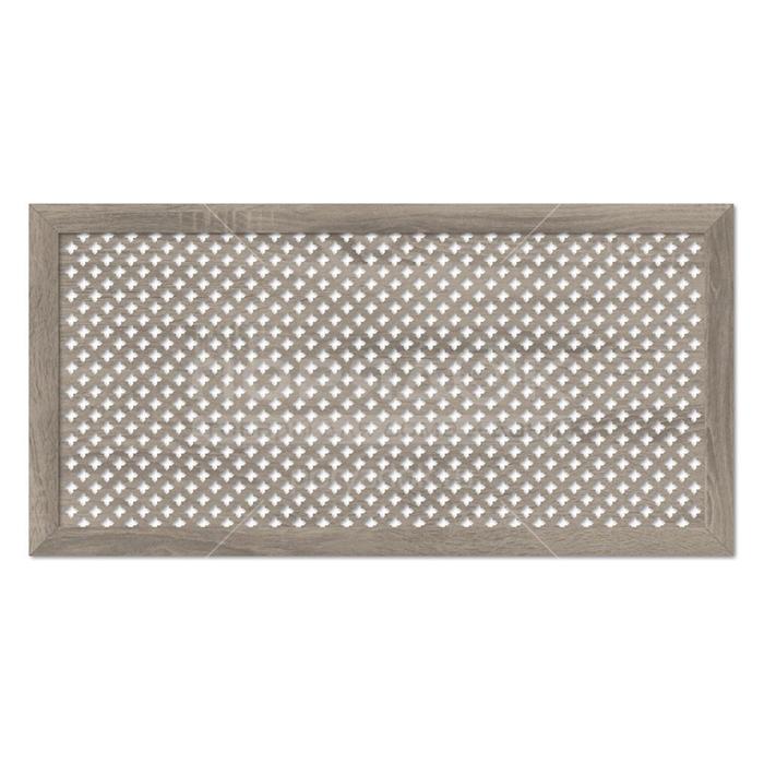 Экран для радиатора, Готико, дуб винтаж, 150х60 см