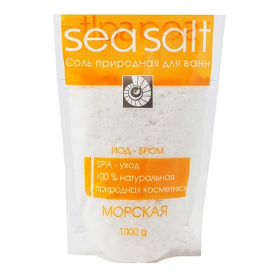 Соль для ванн Северная жемчужина «Морская» йод-бром, 1000 г