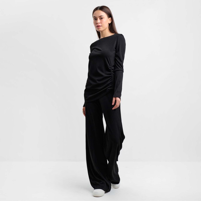 Комплект женский (брюки, джемпер) MIST, размер 42, цвет чёрный 49662