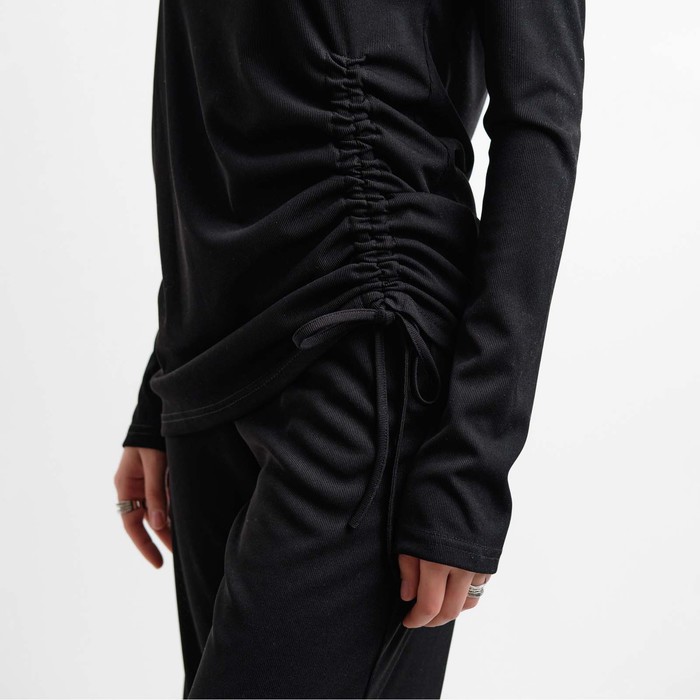 Комплект женский (брюки, джемпер) MIST, размер 48, цвет чёрный 49665