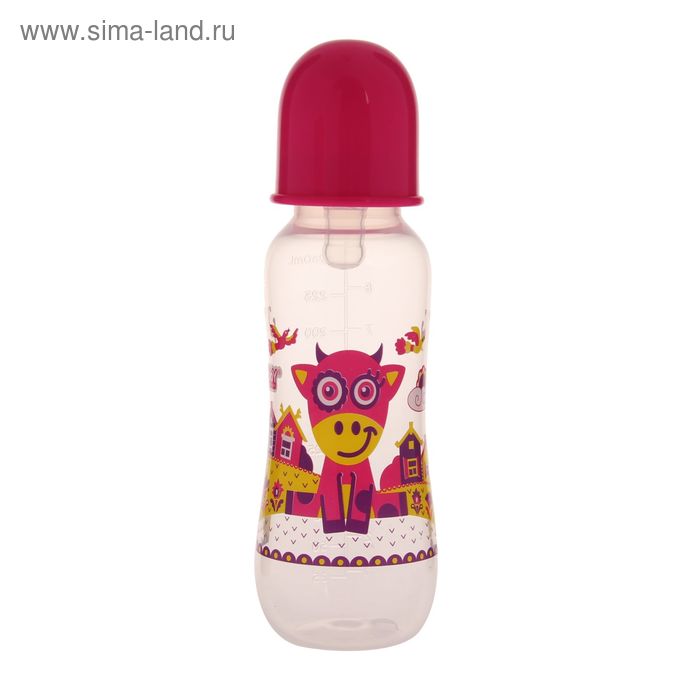 Бутылочка для кормления «Русские мотивы», 250 мл, от 0 мес., цвета МИКС - Фото 1