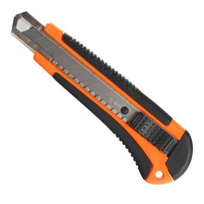 Нож строительный PATRIOT CKA-182, сегментированное лезвие, автофиксатор,18 мм