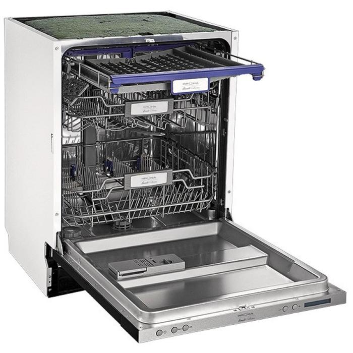 Посудомоечная машина KRONA KAMAYA 60 BI, встраиваемая, класс А+++, 14 комплектов, 8 прог.