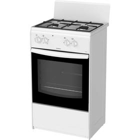 Плита Darina S KM521 300 W, комбинированная, 2 конфорки, 45 л, белая