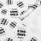 Бумага упаковочная крафт "Game Over", 0,5 х 0,7 м - фото 9237947