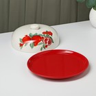 Блинница Доляна «Гранат», d=23 см, цвет белый - Фото 2