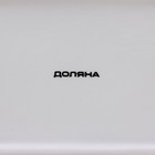 Маслёнка Доляна «Гурман», 19,7×12,5×10,4 см, цвет белый - Фото 8