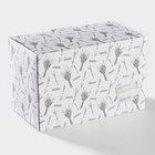Маслёнка Доляна «Гурман», 19,7×12,5×10,4 см, цвет белый - Фото 9