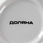 Сахарница-солонка Доляна «Гранат», 150 мл, d=7 см, доломит, белая, красная - Фото 7