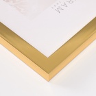 Фоторамка для фото 20×30 см «МИРАМ», пластик под золото, (пластиковый экран)  (артикул 6893880)  большой выбор товаров оптом и в розницу по низким ценам с доставкой