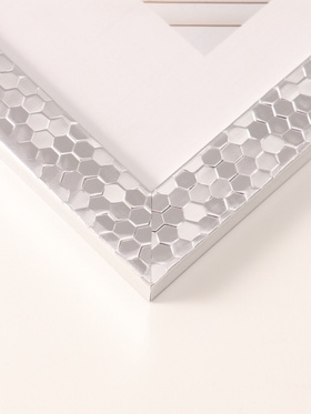 Фоторамка для фото 20×30 см «МИРАМ», пластик, металлик, (пластиковый экран)