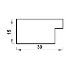 Фоторамка для фото 30×40 см «МИРАМ», пластик, золото, (Пластиковый экран) - Фото 9