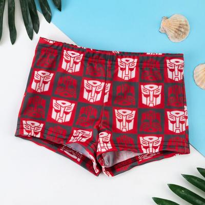 Плавки купальные для мальчика «Трансформеры», рост 110-116 (32), цвет красный