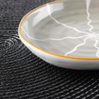 Тарелка пирожковая «Молния», d=15.5 см, керамика, серая - Фото 2