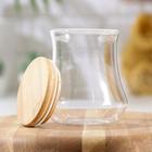 Банка стеклянная для сыпучих продуктов «Эко», 500 мл, 10×11 см 6073559