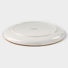 Тарелка фарфоровая пирожковая Magistro «Церера», d=18 см, цвет белый 5387993