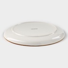 Тарелка фарфоровая пирожковая Magistro «Церера», d=18 см, белая - Фото 4