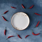 Тарелка фарфоровая пирожковая Magistro «Церера», d=18 см, цвет белый 5387993