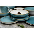 Пирожковая тарелка Magistro «Церера», d=18 см, фарфор, голубая - Фото 7