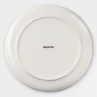 Тарелка Magistro «Церера», d=20.3 см, фарфор, белая - Фото 4