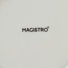 Блюдо фарфоровое для подачи Magistro «Церера», 18.2×16.3 см, цвет белый - Фото 5