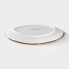 Блюдо для подачи Magistro «Церера», 21×18.7 см, фарфор, белое - Фото 3