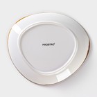 Блюдо для подачи Magistro «Церера», 21×18.7 см, фарфор, белое - Фото 4