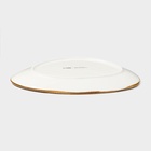 Блюдо для подачи Magistro «Церера», 21×18.7 см, фарфор, белое - Фото 6