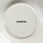 Тарелка керамическая для пасты Magistro «Церера», 160 мл, d=21 см, цвет голубой - Фото 5