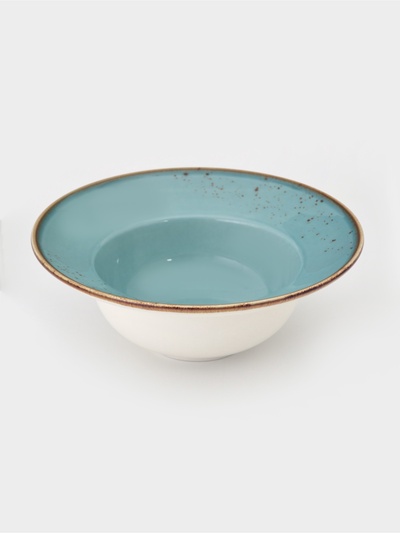 Тарелка для пасты Magistro «Церера», 400 мл, d=19.5 см, фарфор, голубая