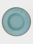 Тарелка для пасты Magistro «Церера», 400 мл, d=19.5 см, фарфор, голубая - Фото 2