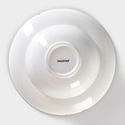 Тарелка для пасты Magistro «Церера», 400 мл, d=19.5 см, фарфор, голубая - Фото 4