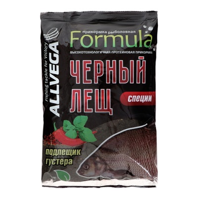 Прикормка Allvega Formula Black Bream Spice, черный лещ специи, 1 кг