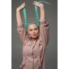 ZUMBA Канекалон трёхцветный, гофрированный, 60 см, 100 гр, цвет чёрный/фиолетовый/розовый(#CY11) - Фото 4