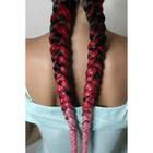 ZUMBA Канекалон трёхцветный, гофрированный, 60 см, 100 гр, цвет сливовый/светло-розовый/розовый(#CY25) - фото 37546197