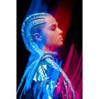 ZUMBA Канекалон трёхцветный, гофрированный, 60 см, 100 гр, цвет сливовый/светло-розовый/розовый(#CY25) - фото 37546199