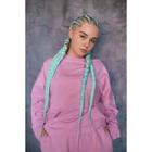 ZUMBA Канекалон четырёхцветный, гофрированный, 60 см, 100 гр, цвет радуга(#DY2) - Фото 4