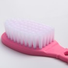 Набор для ухода за волосами: расческа и щетка, «Мишка», цвет розовый - Фото 7