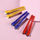 Зажимы для волос, 6 шт., металлические, 10(±1) см, МИКС - Фото 4