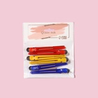 Зажимы для волос, 6 шт., металлические, 10(±1) см, МИКС - Фото 5